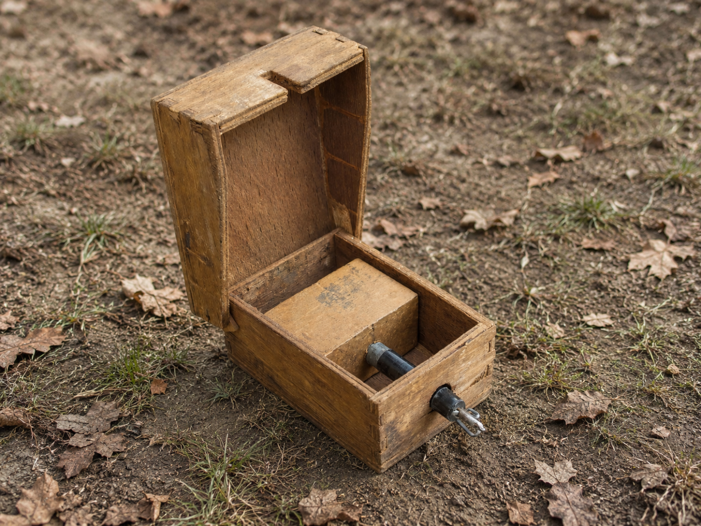 Ww11 German wooden shu mine 