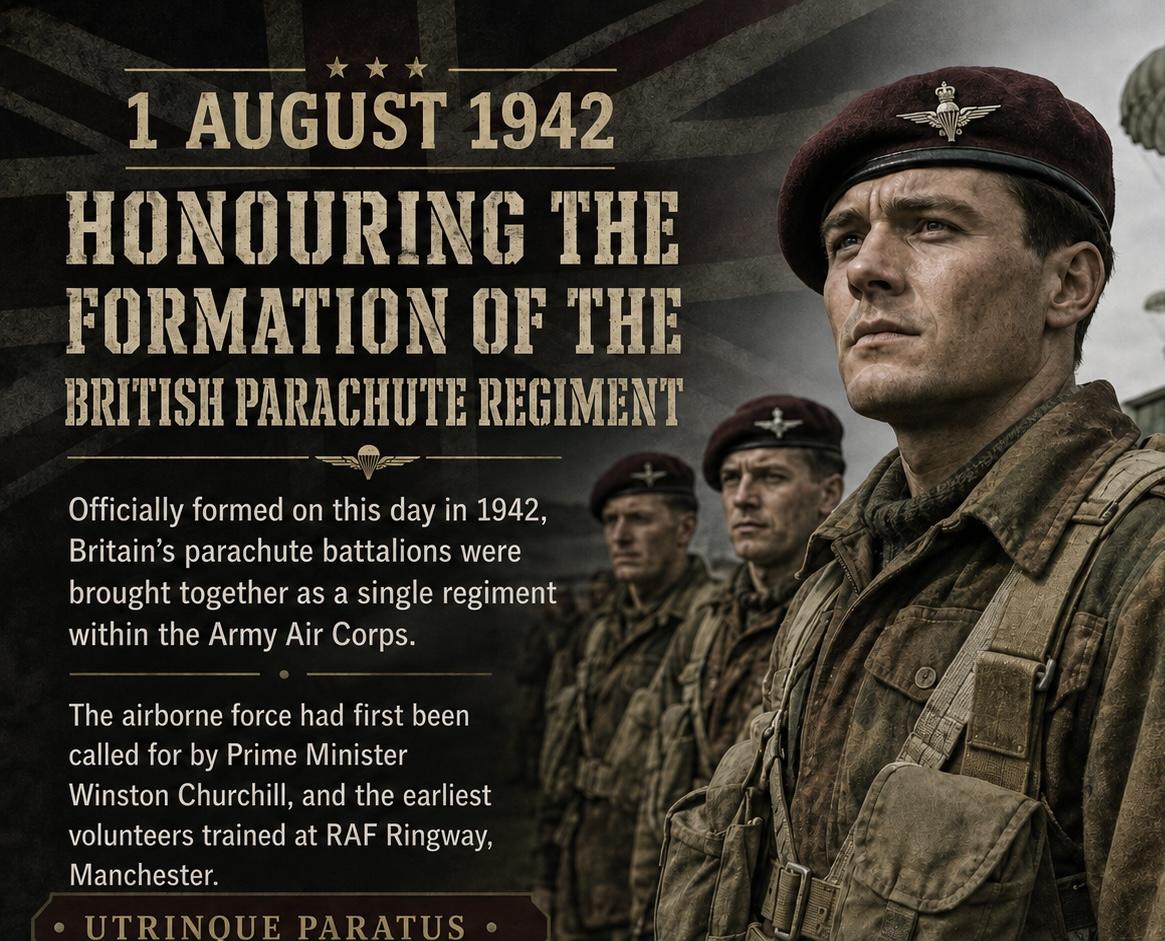 Parachute regiment formed 