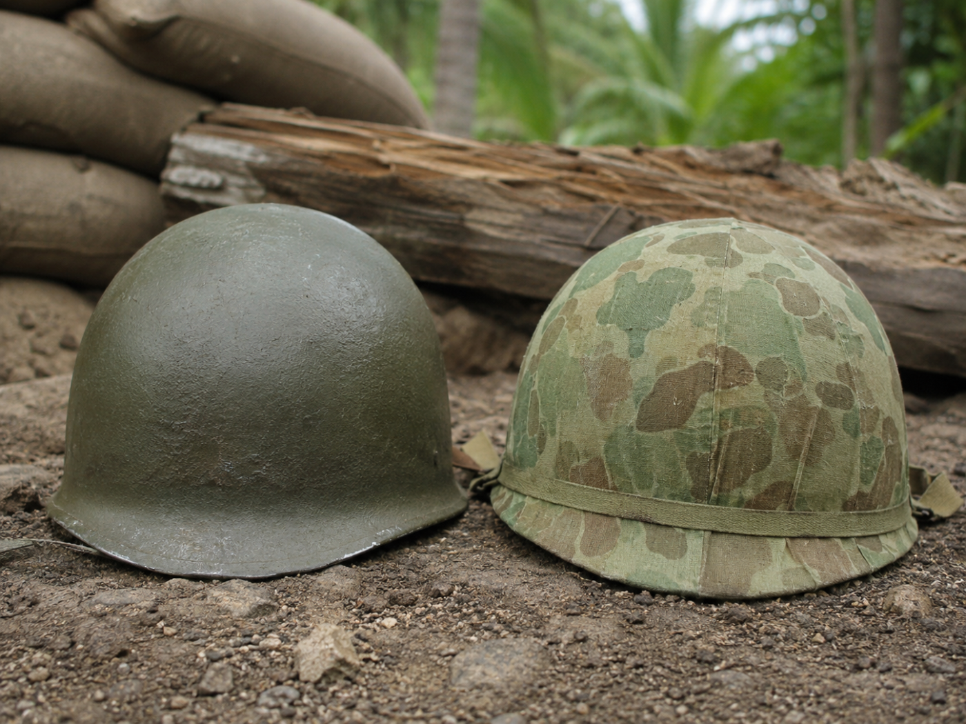 M1 pea green helmet 