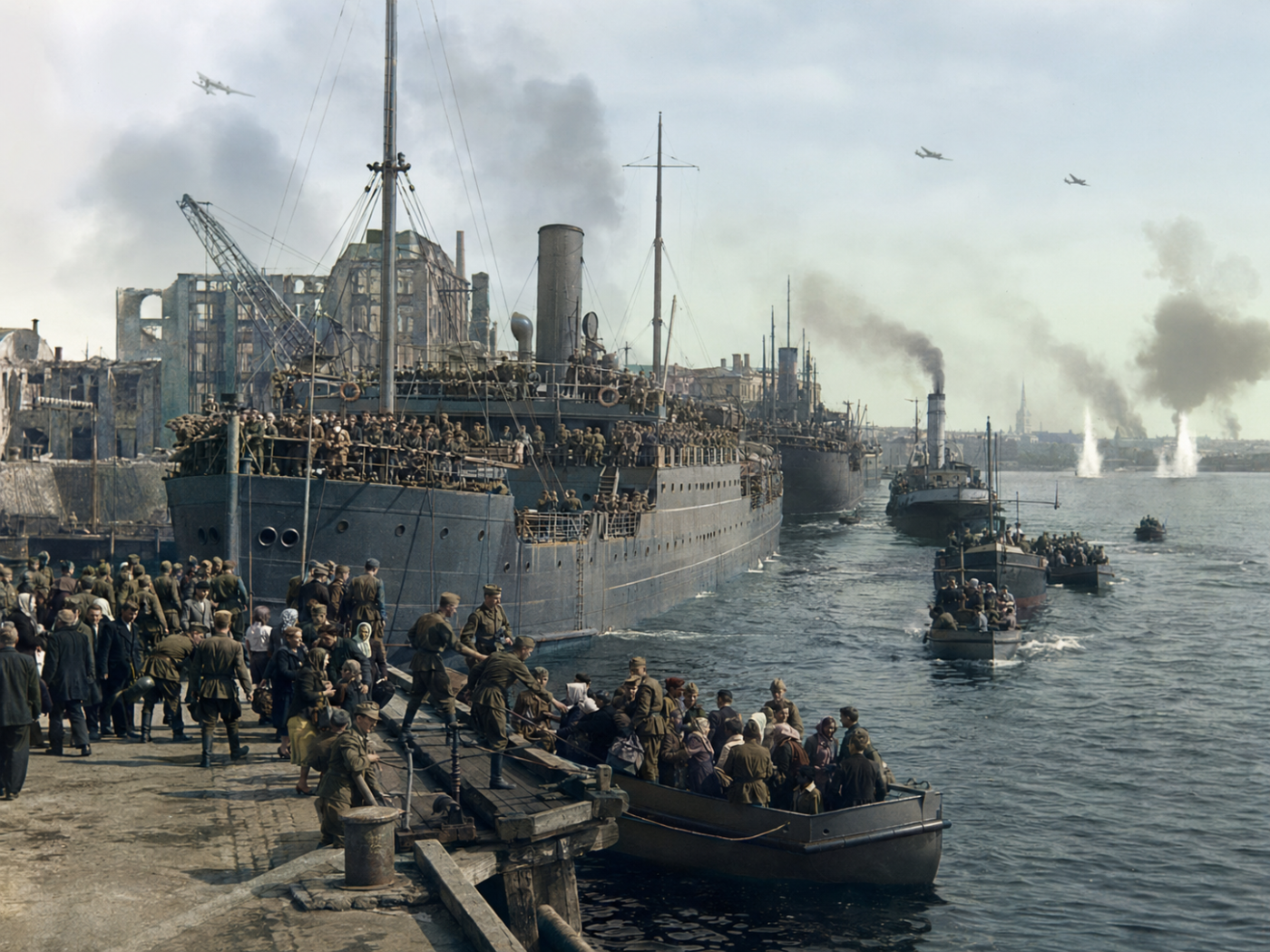 Russian Tallinn evacuation