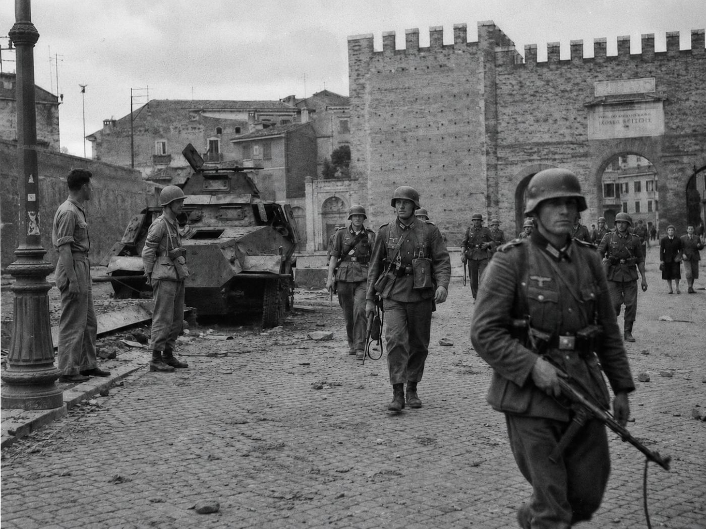 Germans invade and take over Rome 10th sept 1943 