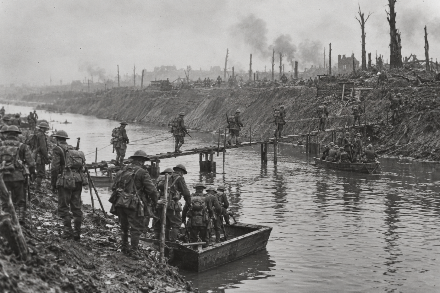 Battle of st Quentin canal 1918