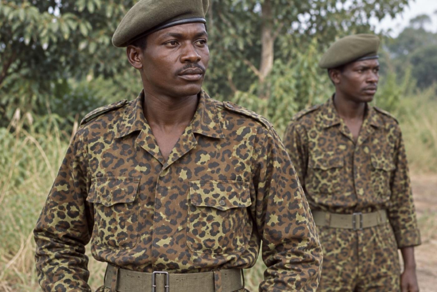 Congo leopard camouflage 