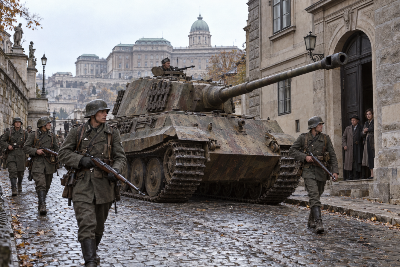 German military takes over hungry 
