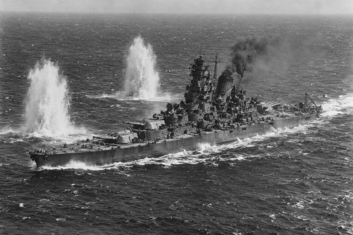 Japanese musashi battleship sunk by us navy pilots 