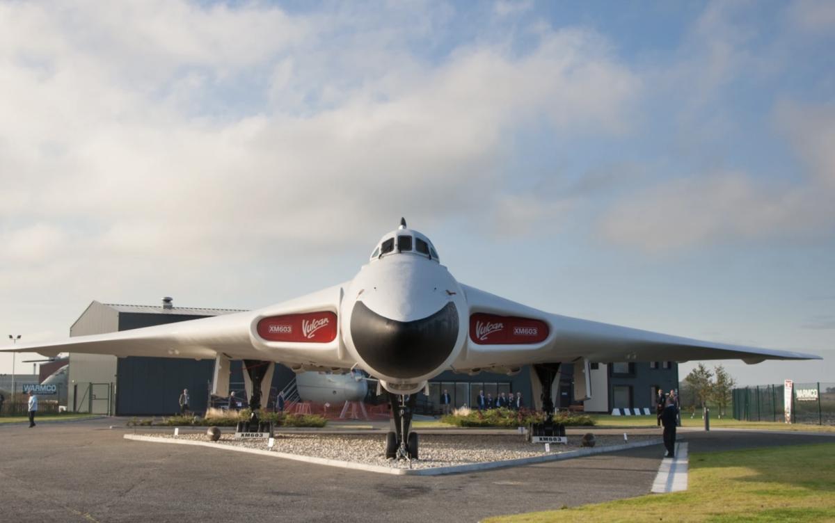 Vulcan bomber plane
