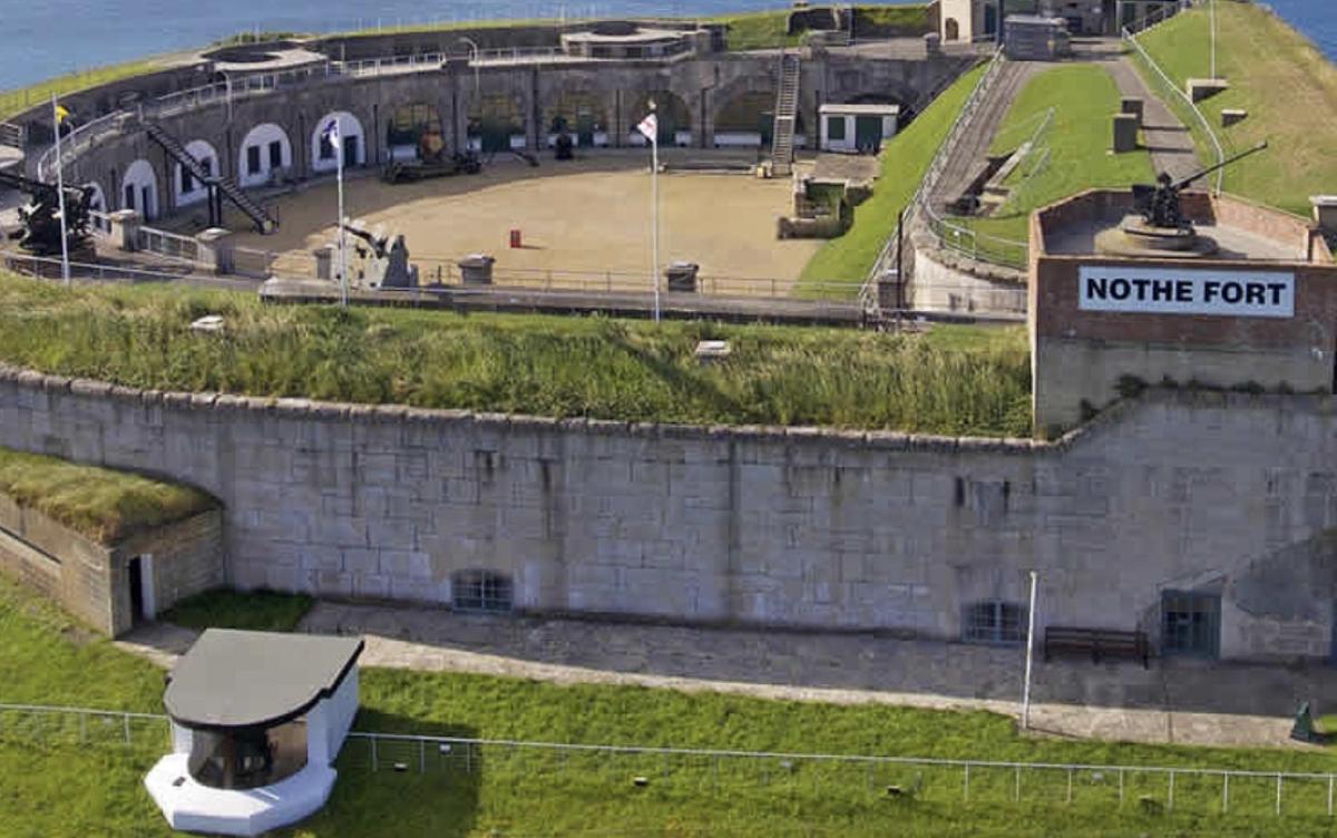 Overhead view of fort