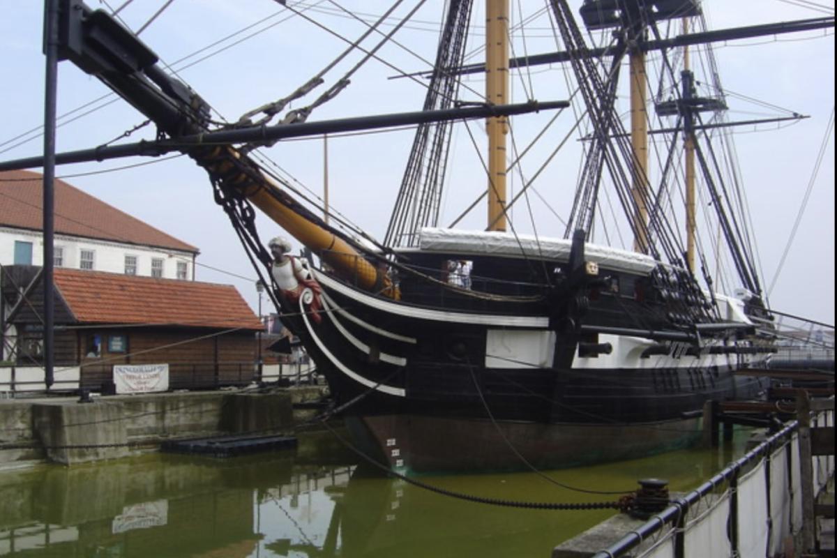 Ship on display at the National Museum of the Royal Navy, Hartlepool