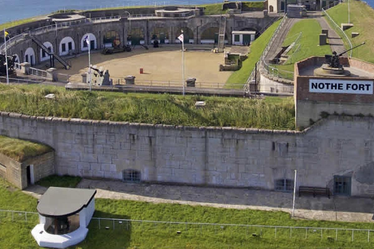 Overhead view of fort