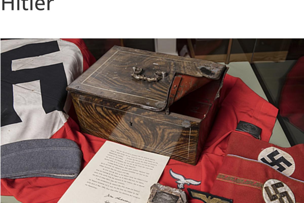 Display of hitlers possessions 