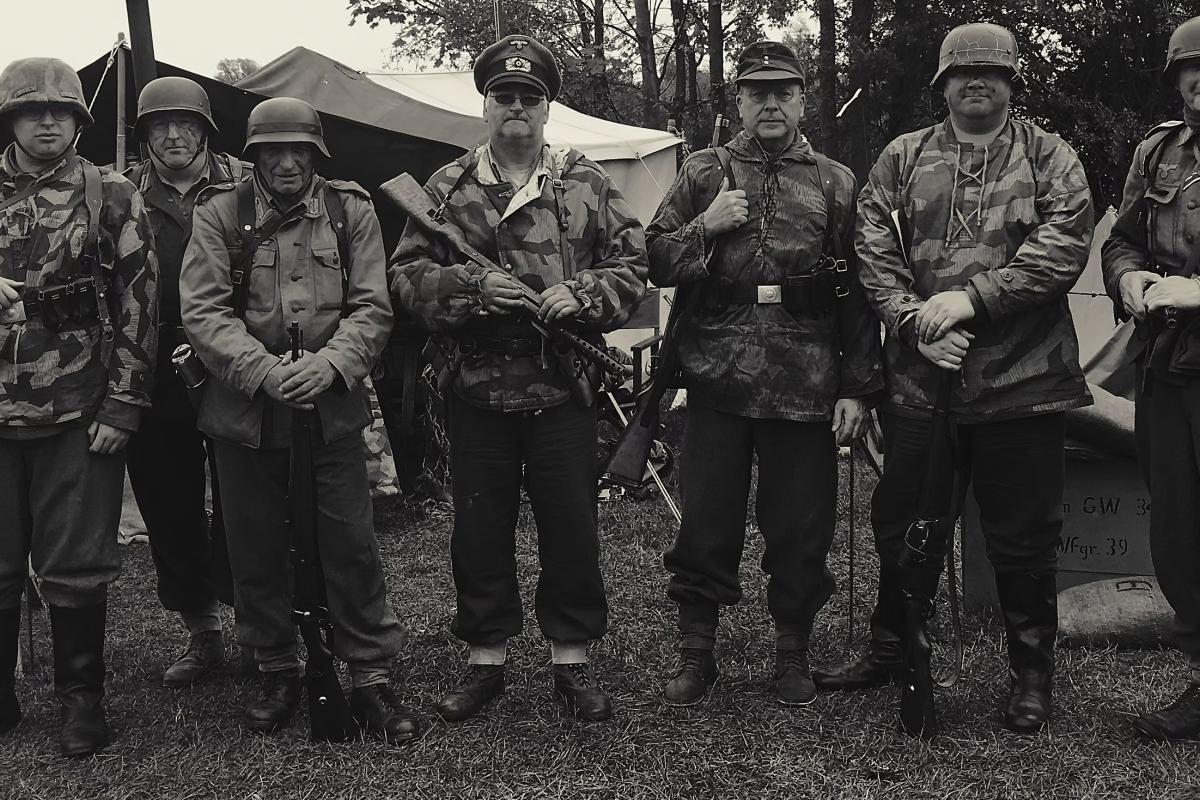 Reanactment group Germans 