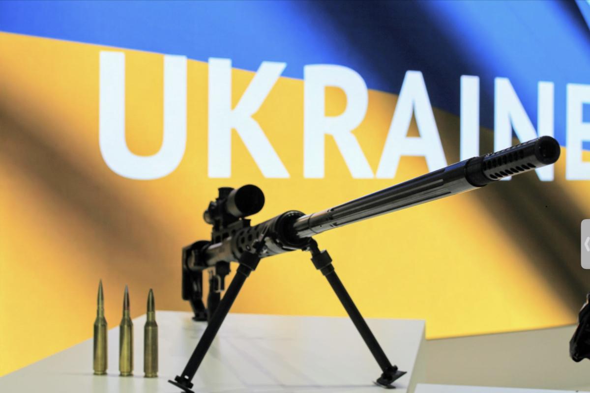Modified Barrett rifle 