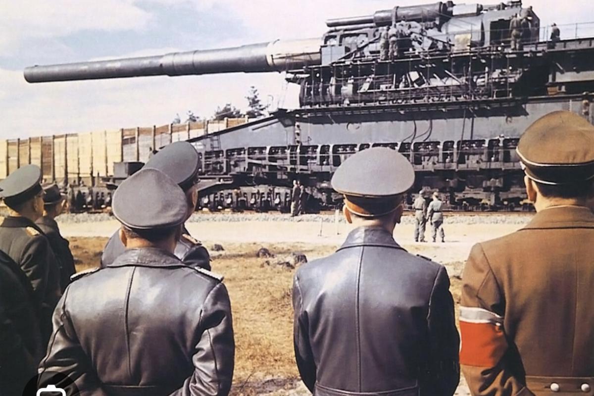 Artillery railway gun