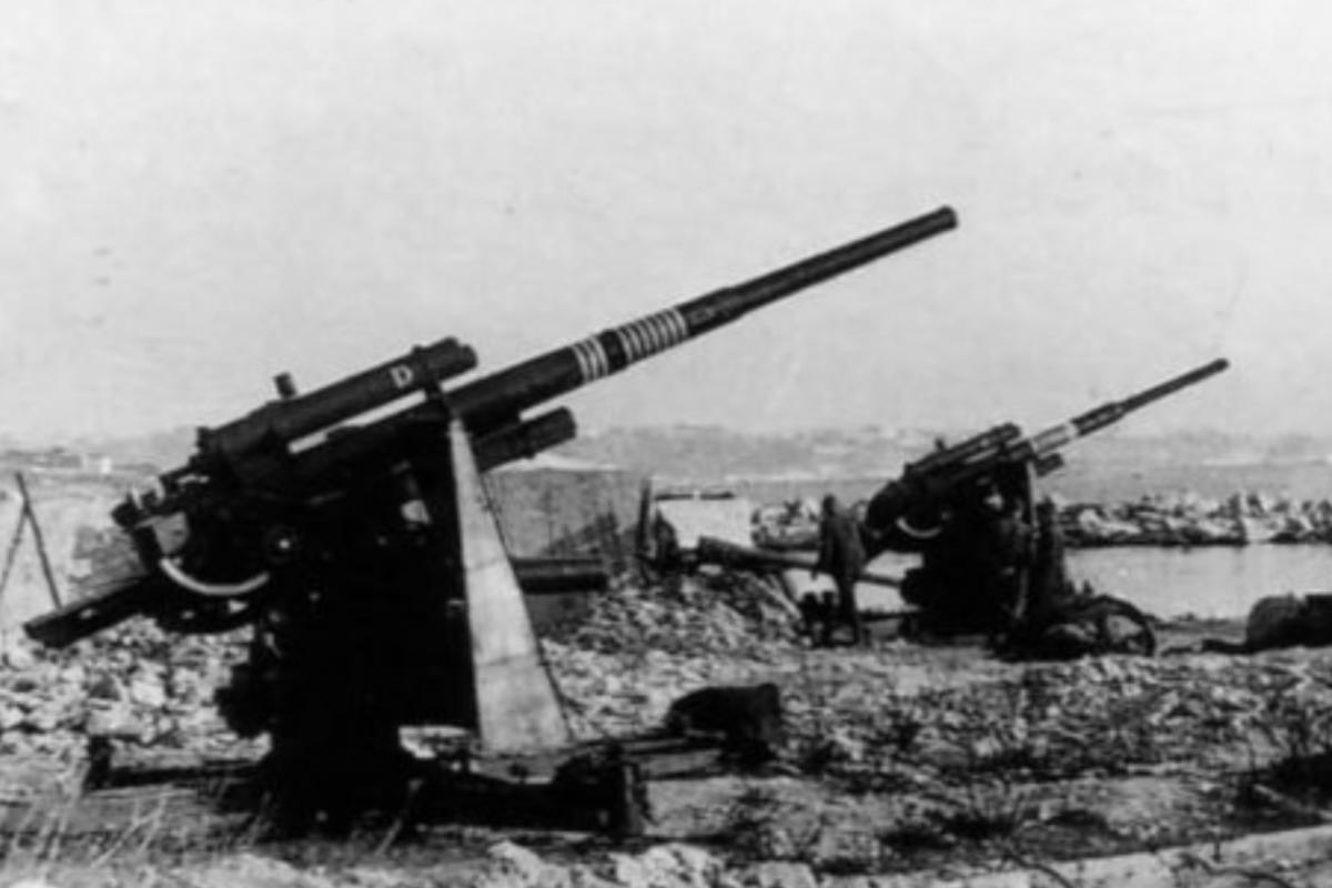 88mm flak guns