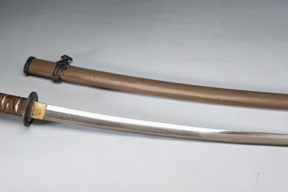 Military sword shin gun to