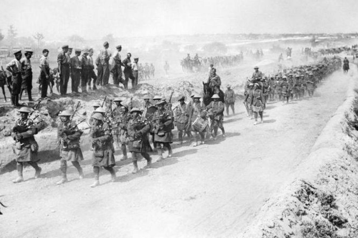 Black watch troops