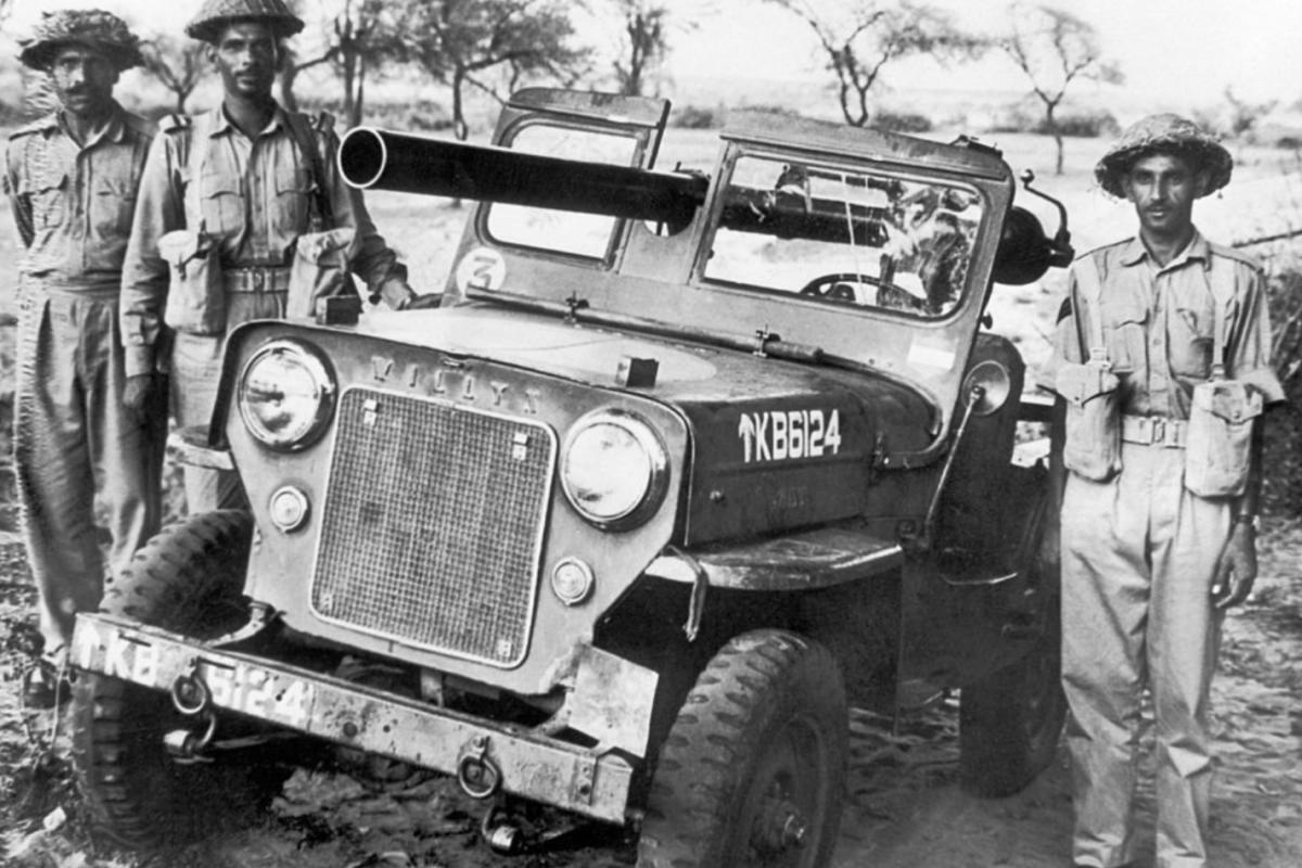 Indian artillery jeep