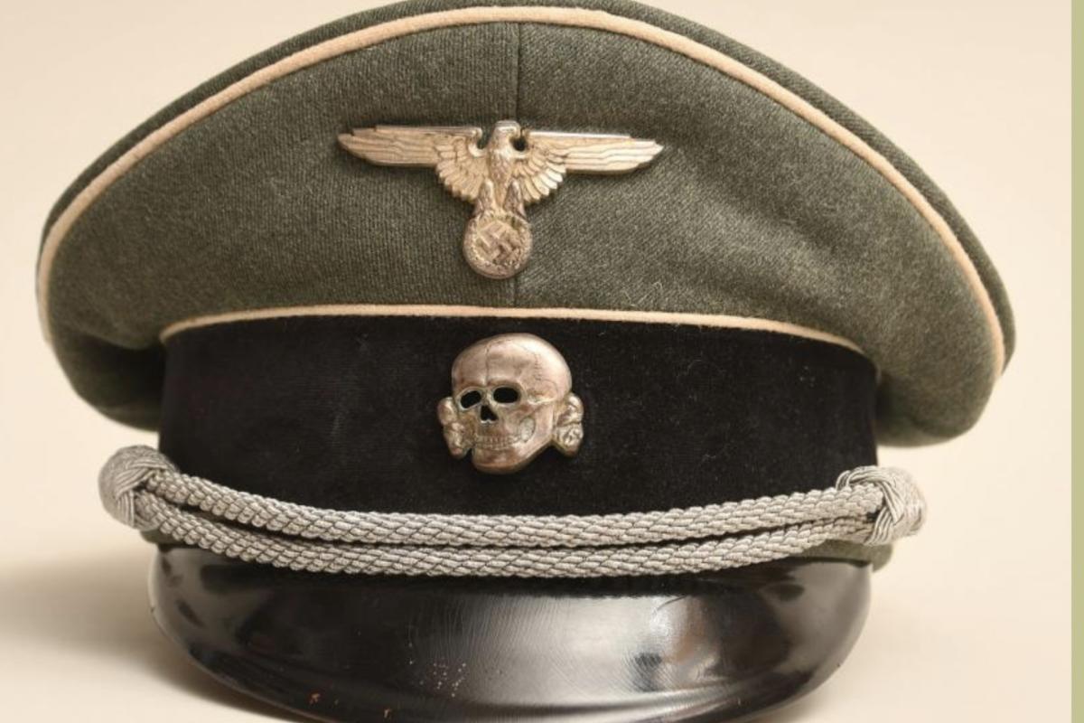 Ss uniform schirmmutze hat German army military 