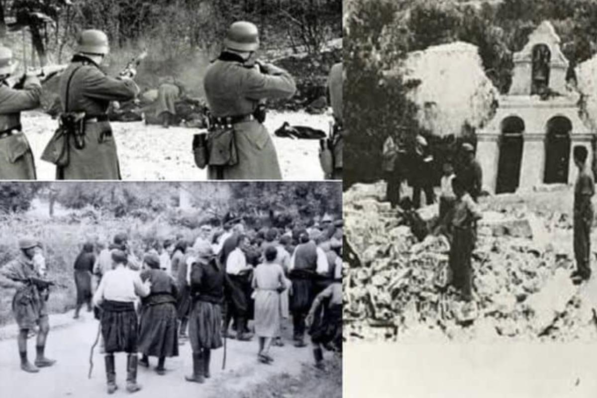 Kedros Crete massacre holocaust by German nazis