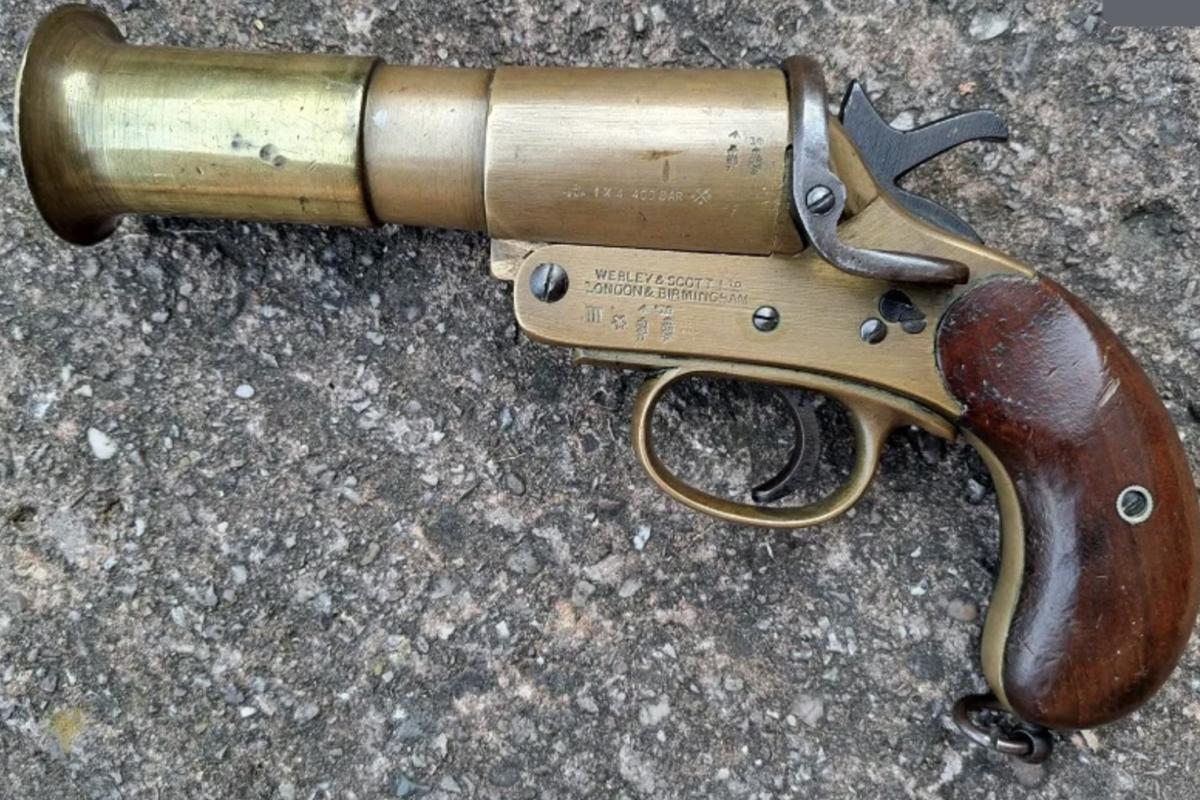 Webley and Scott ww1 flare pistol 