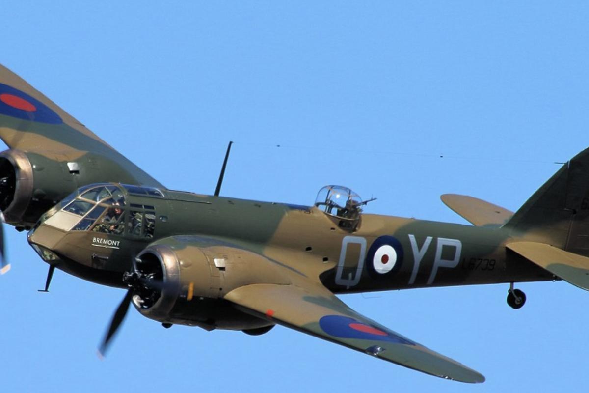 RAF bomber plane Bristol Blenheim fighter 
