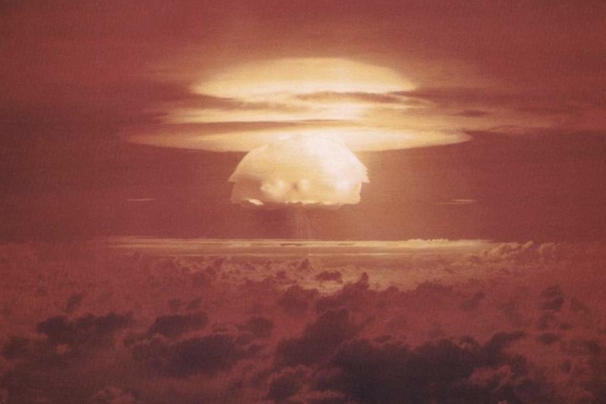 Tsar bomb Russian nuclear bomb weapon of mass destruction military 