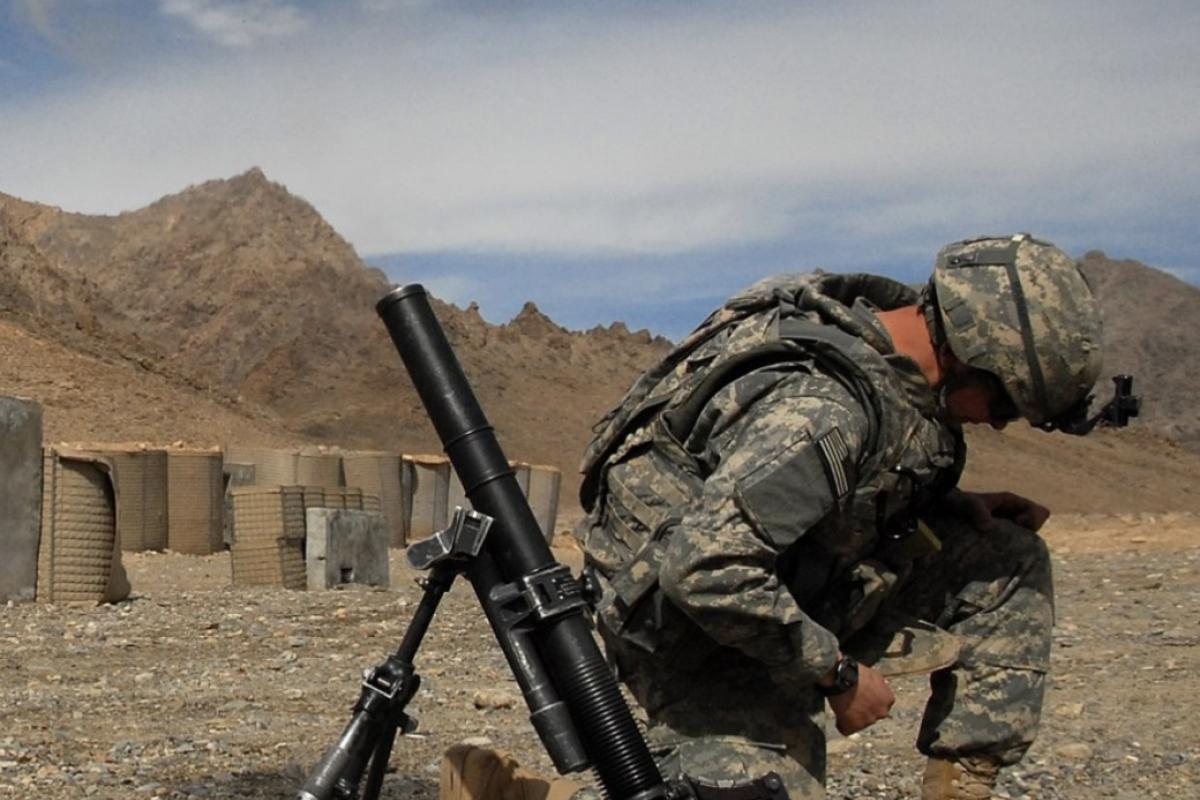 USA m224 60mm mortar weapon military 