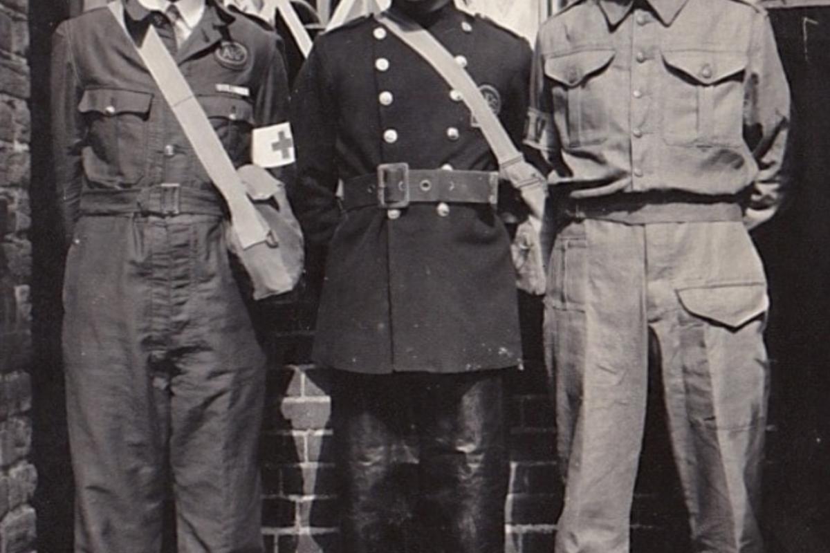 British home guard ww2 defence fire fighters 
