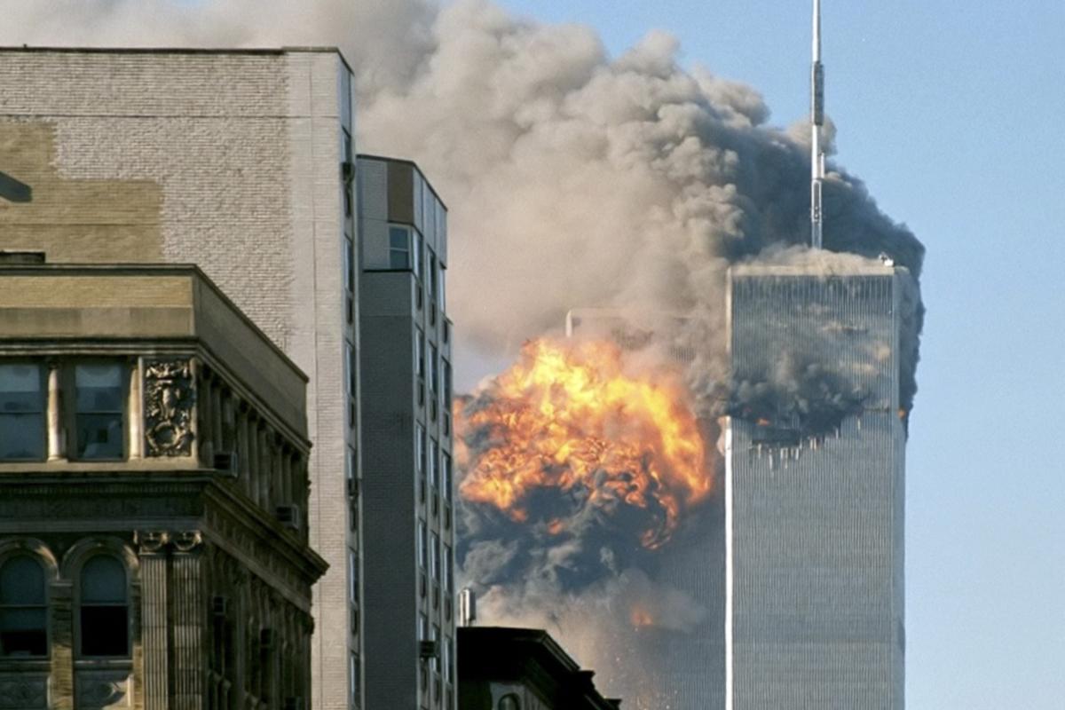 9 11 planes hitting twin towers New York military action 