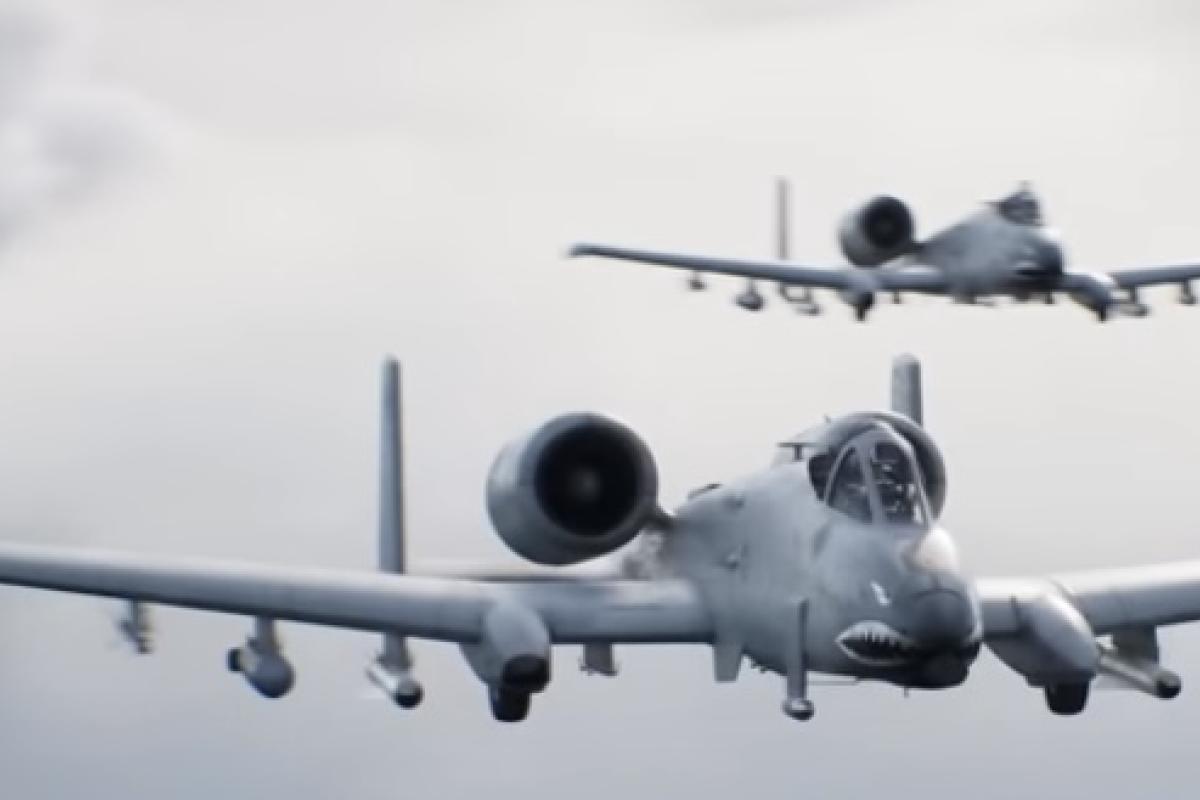 Us airforce thunderbolts attack fighter aircraft anti tank busters