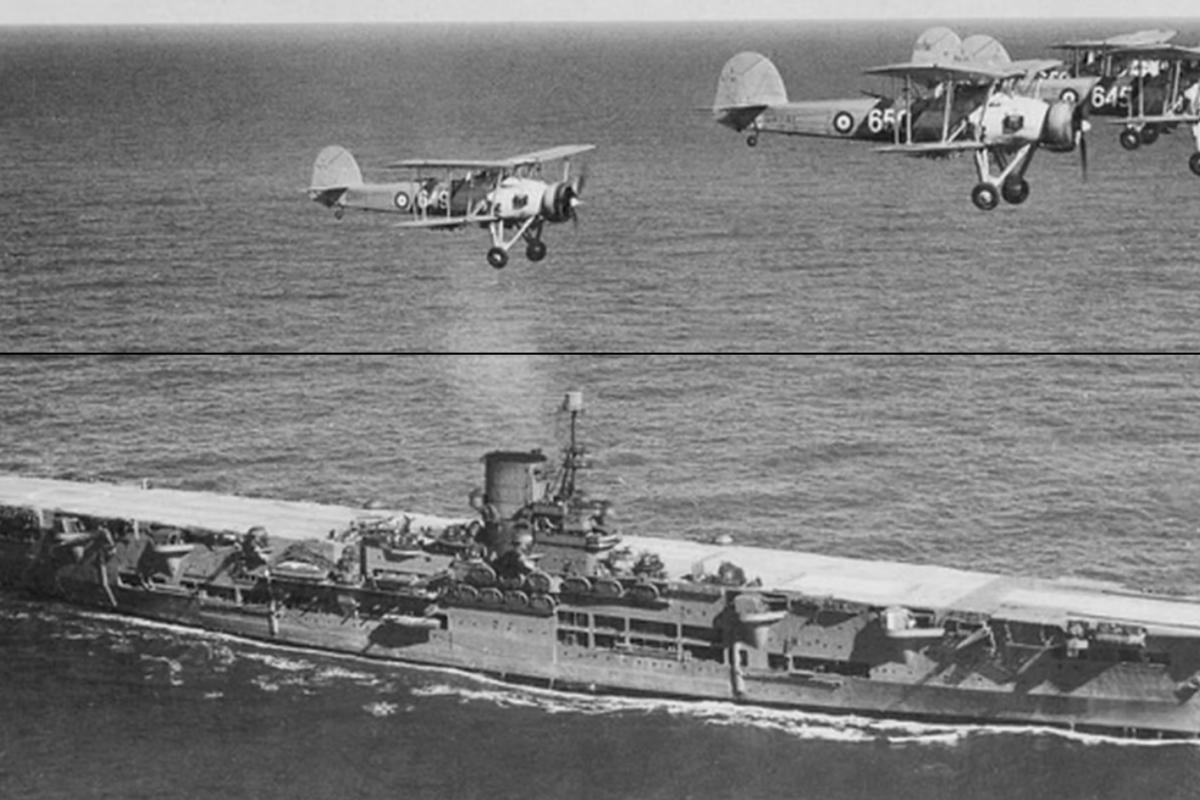 British aircraft carrier Royal Navy 