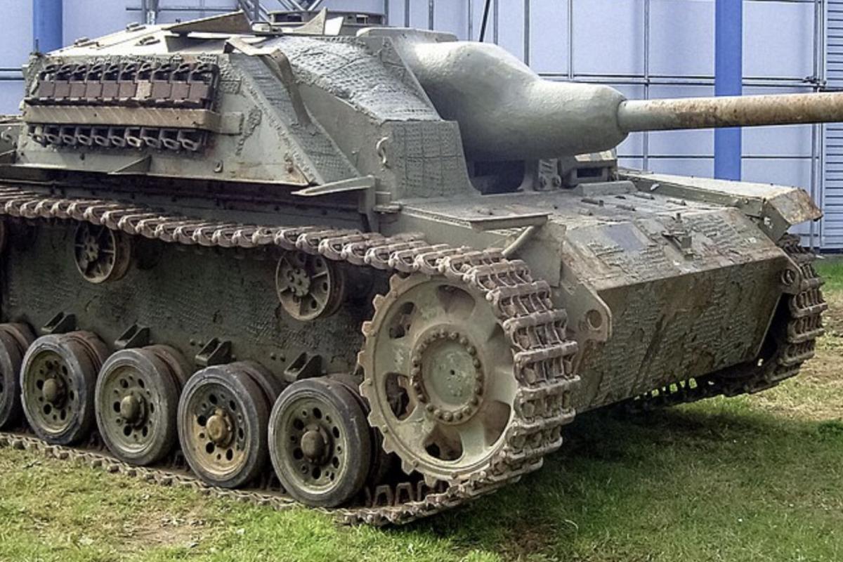 German ww2 StuG 111 tank self propelled artillery gun 