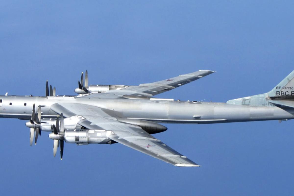 Russian tupolev tu-95 plane 