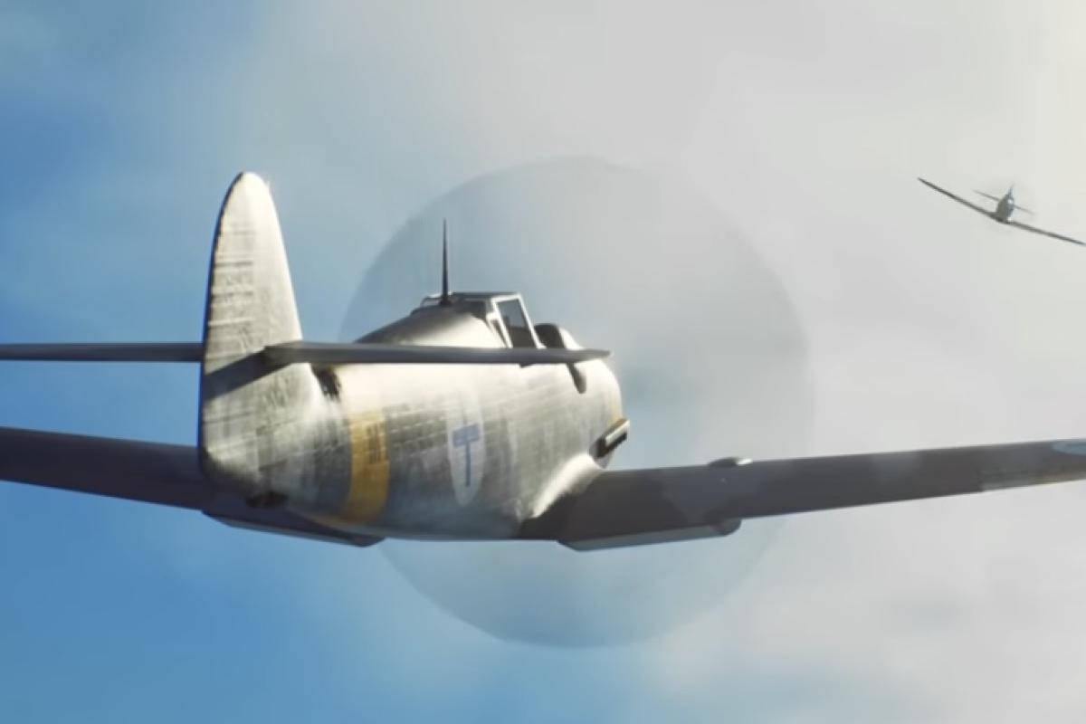 Finnish fighter plane 