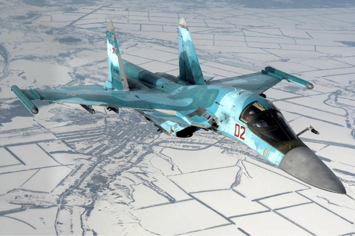 Su-34 Russian fighter bomber