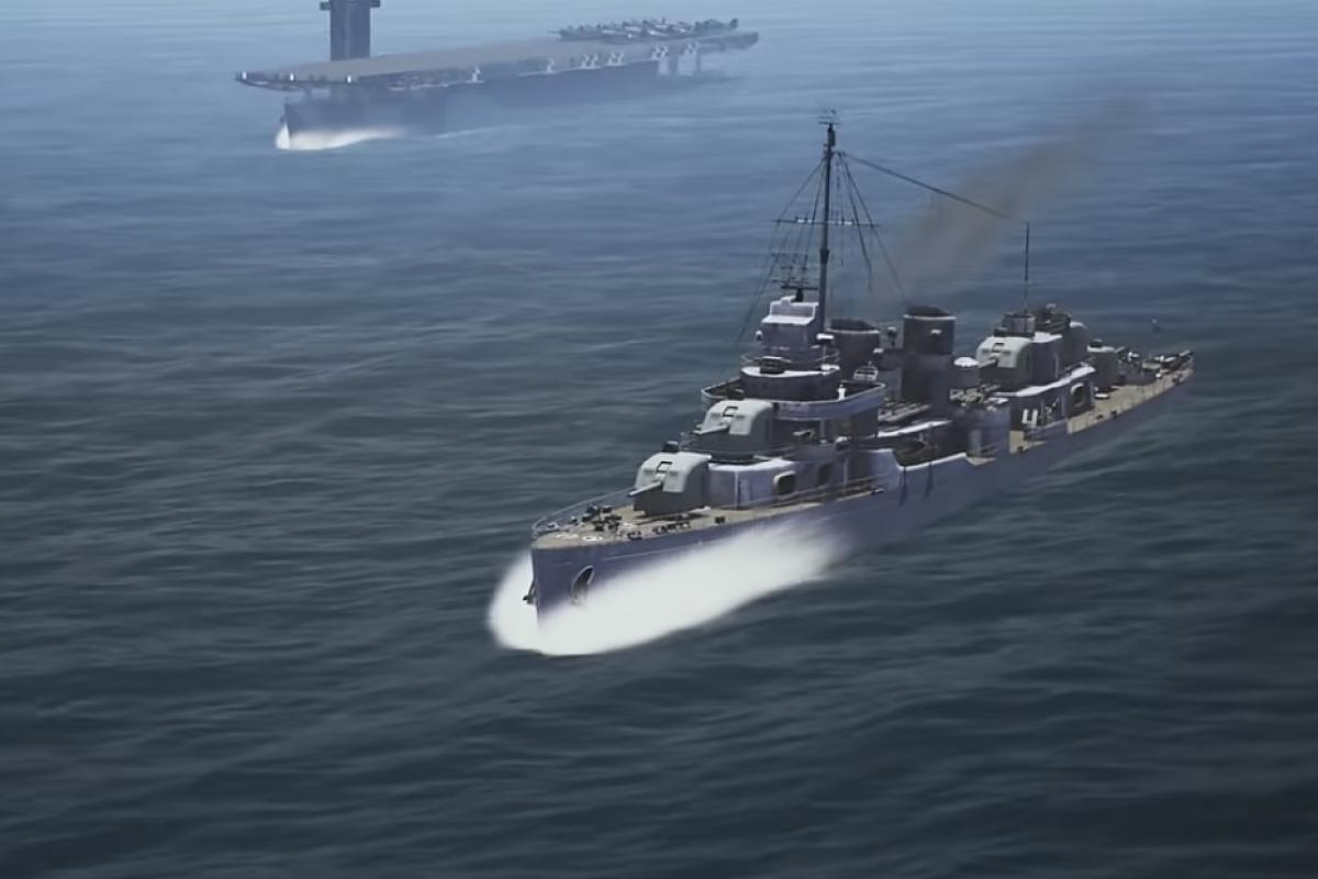 Us johnstons war ship ww2