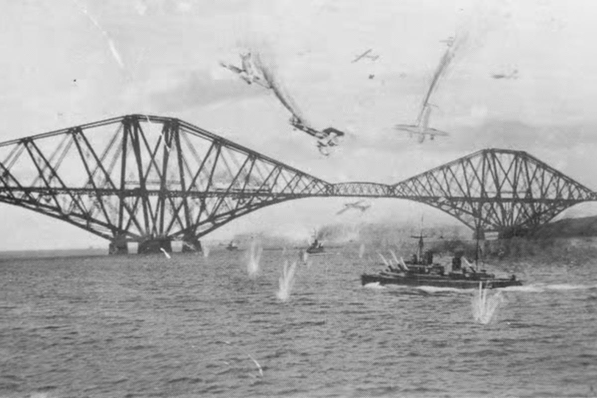 Firth of Forth luftwaffe attack on British ships 