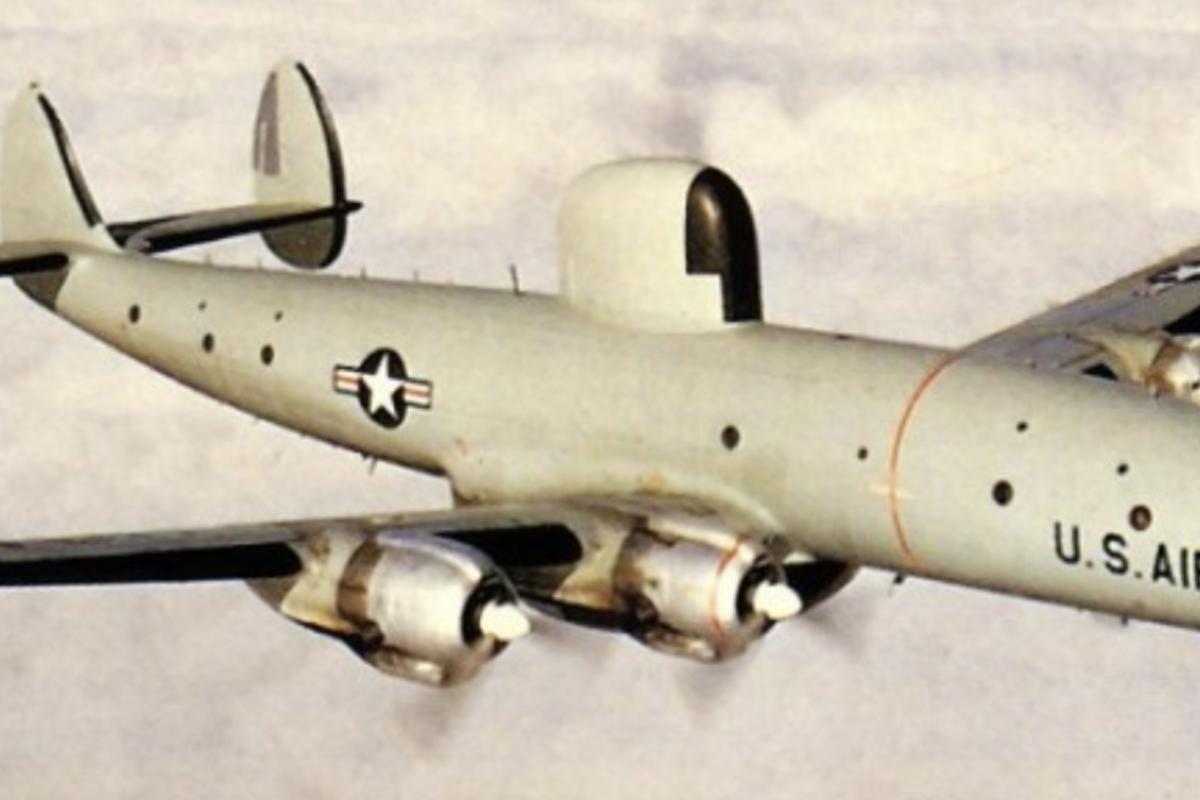 Early warning plane AWACS’s ec-121 us military plane 