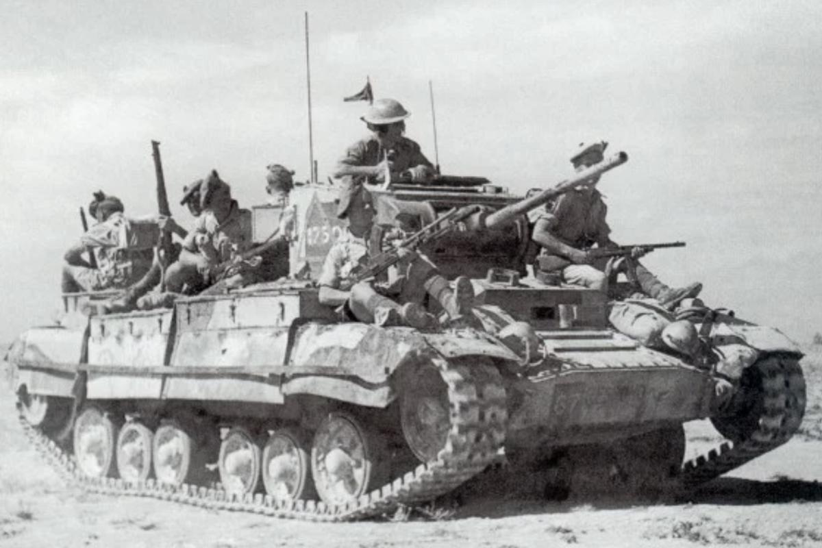 Monty’s troops and tanks North Africa 