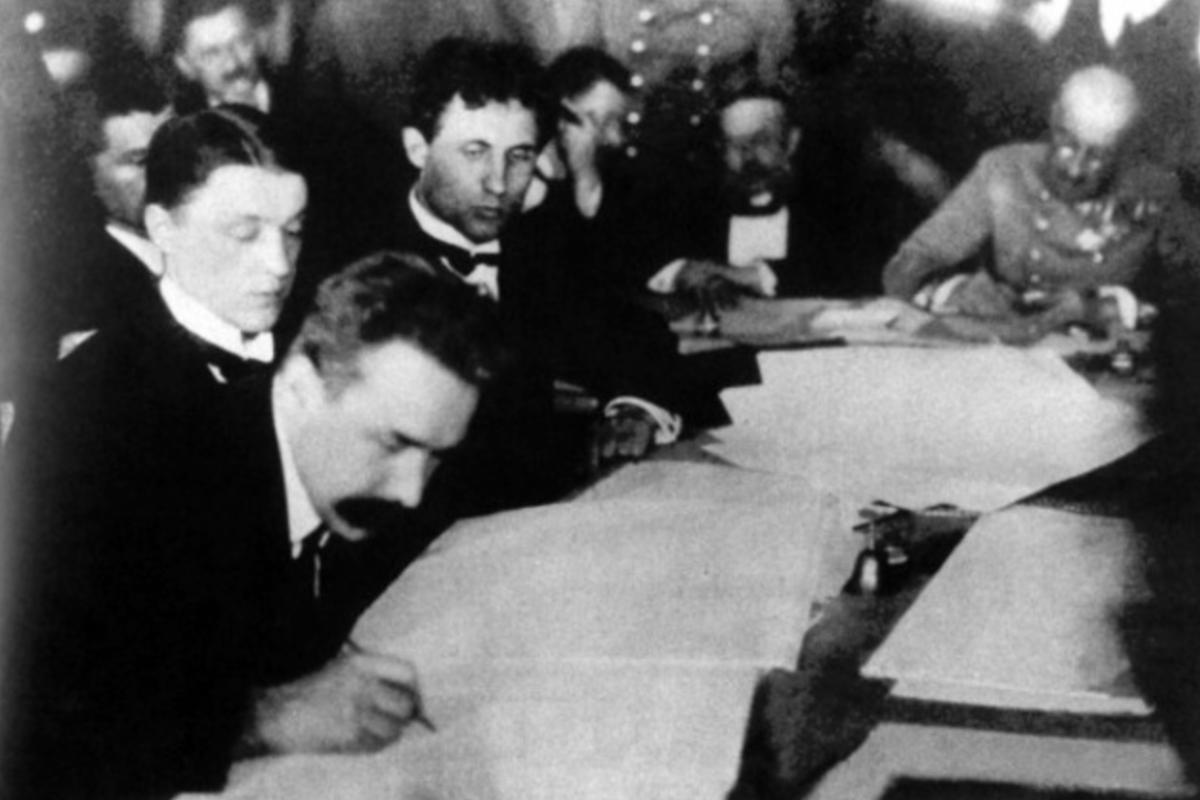 Armistice signing Ottoman Empire ww1