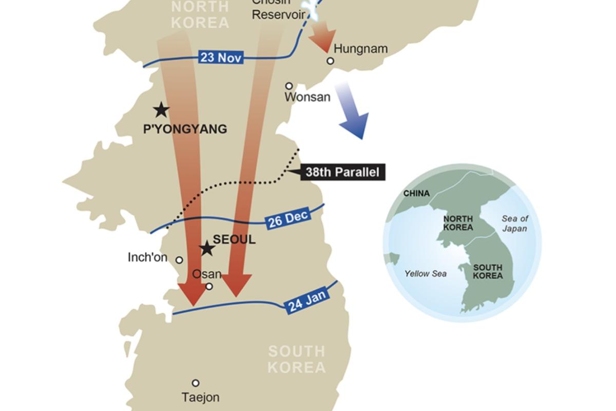 Korean War battle plan