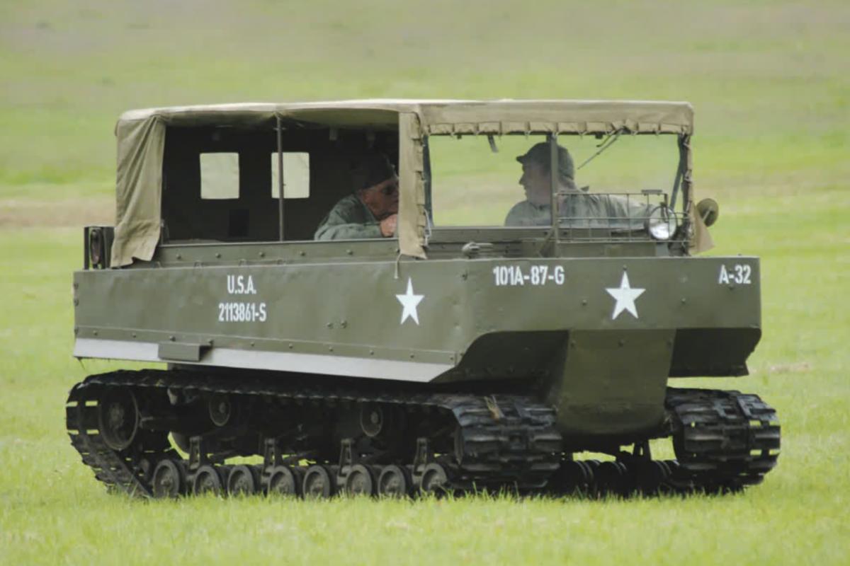M29 Weasel ww2 tracked military vehicle