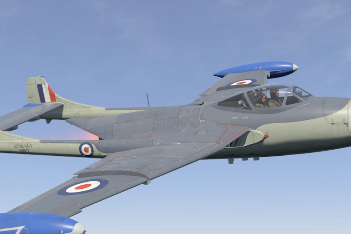 Sea venom fighter bomber raf plane 