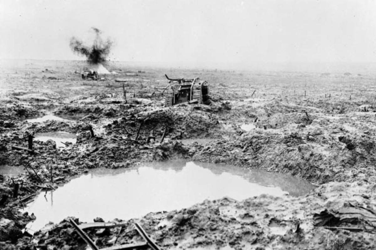 Passendale battle scene 