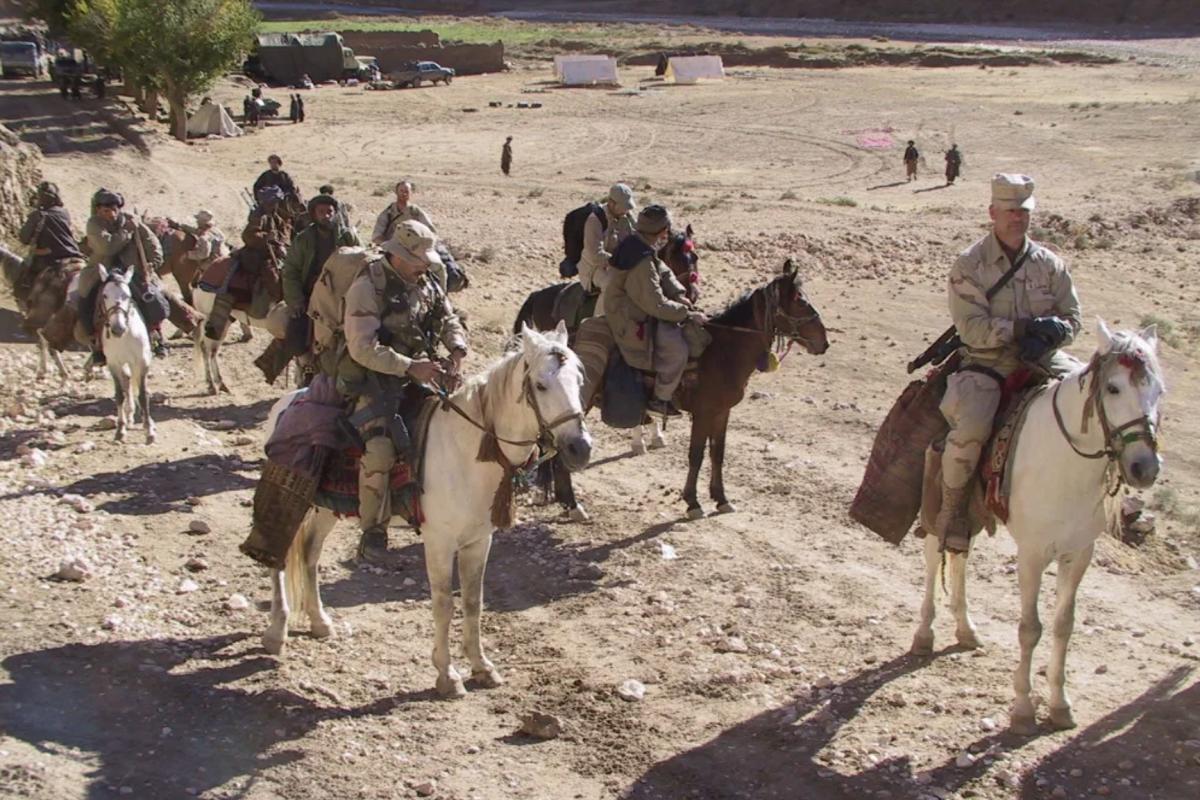 Allied forces on horseback 