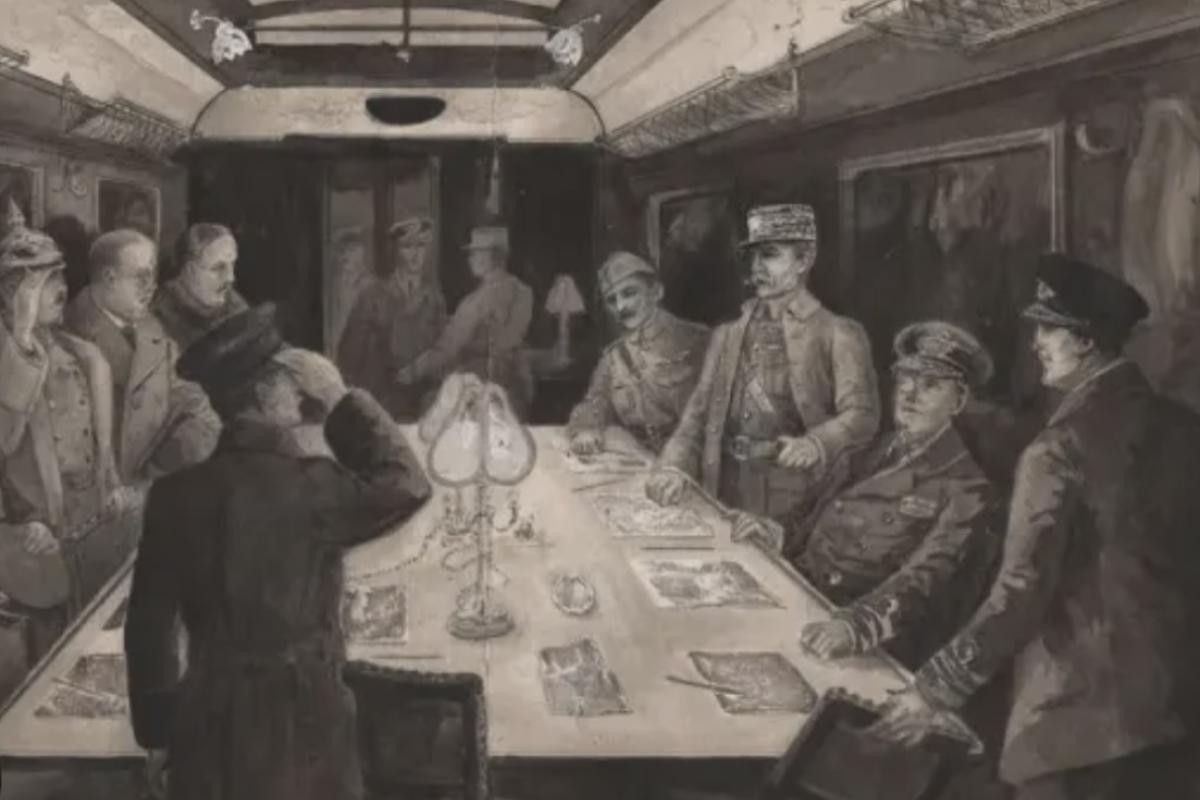 Ww1 armistice signing 