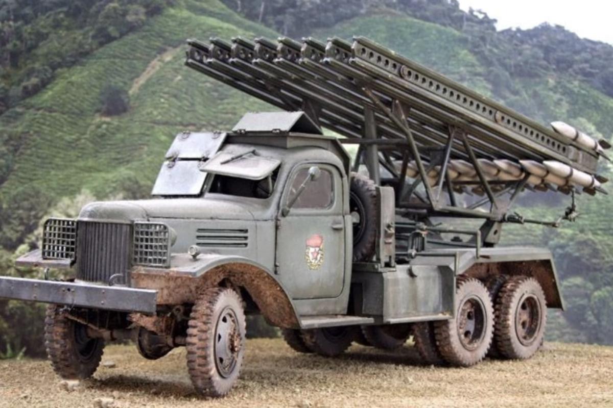 Katyusha rocket launcher ww2 Russian artillery weapon