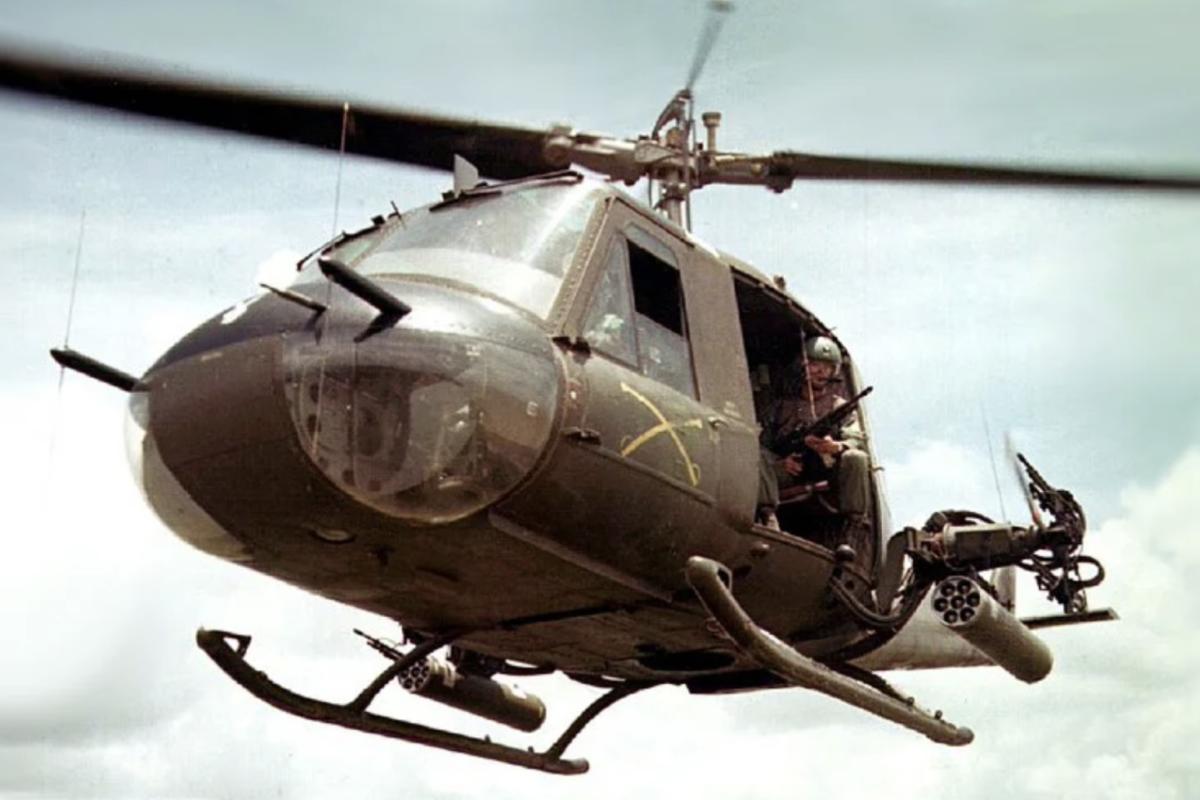 Huey Gun ship helicopter Vietnam war