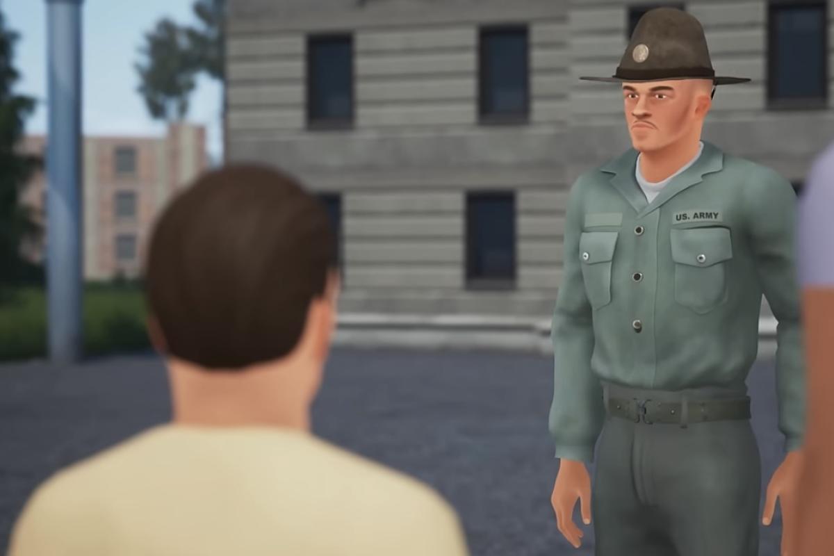 USA soldier training 