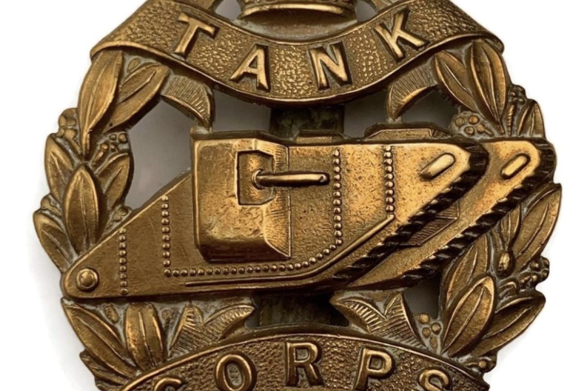 Ww1 British tank corp badge regiment 
